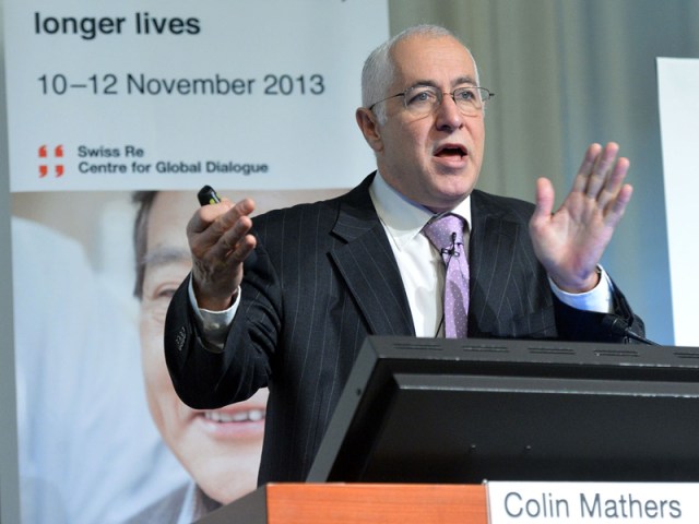 Speaking at Swiss Re Conference on the Future of Human Longevity, Zurich 10-12 November 2013