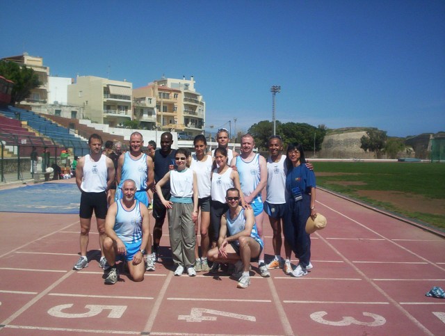 WHO Athletics Team at the UN Inter Agency Games, Crete, April 2005