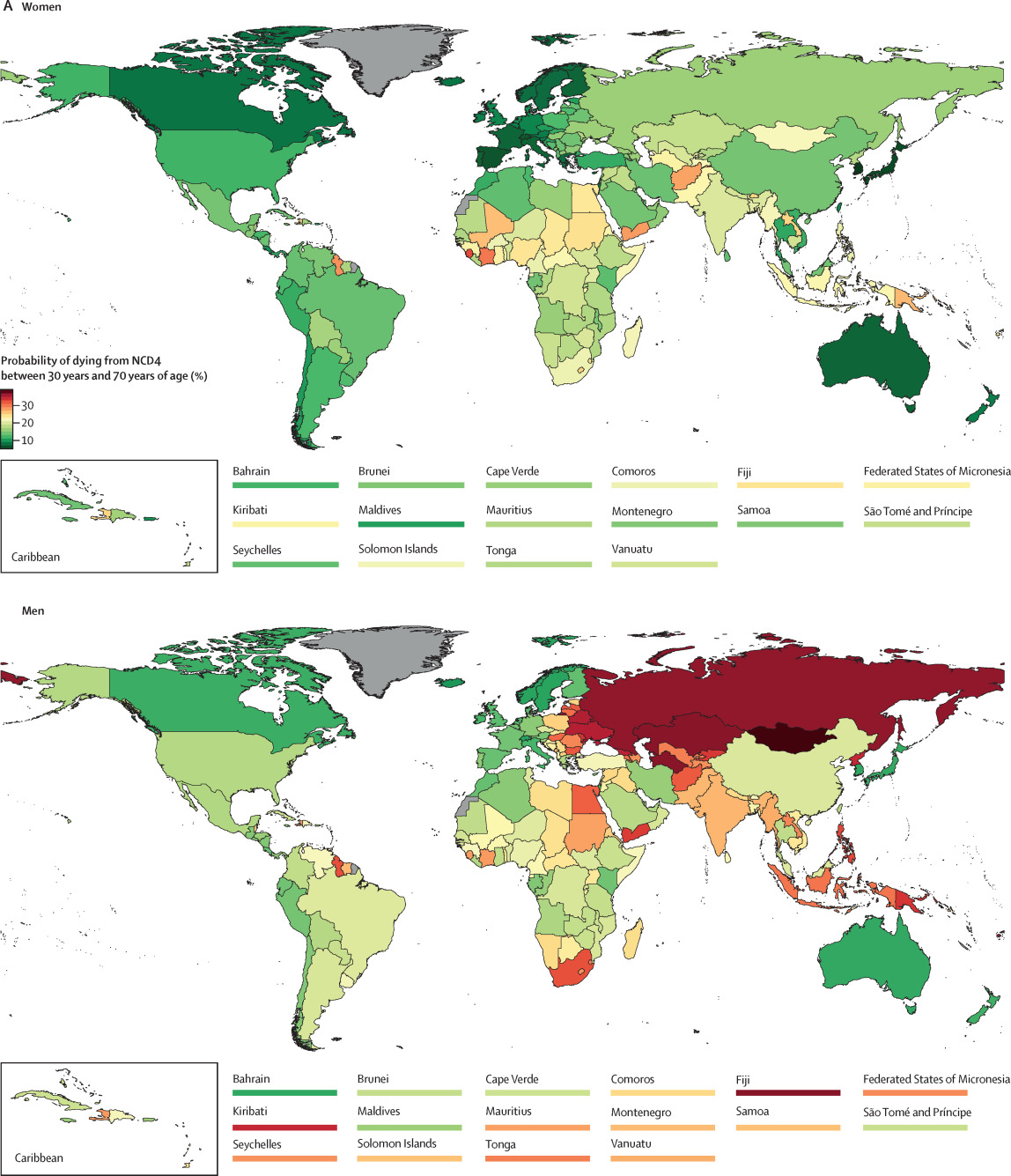 Are countries on track to meet the global targets for